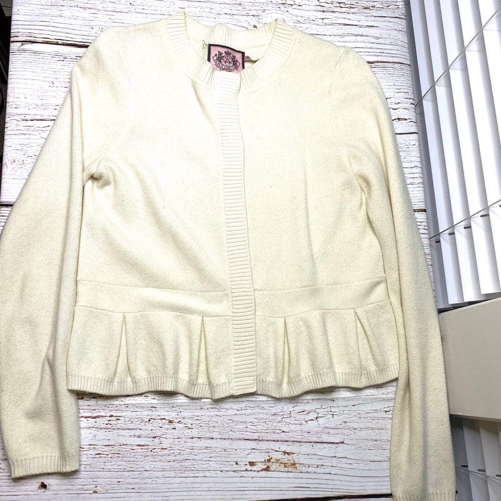 Ivory Juicy Couture Cardigan